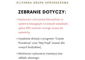 Plakat informacyjny o zebraniu