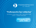 Plakat informacyjny LIFE Podkarpacie