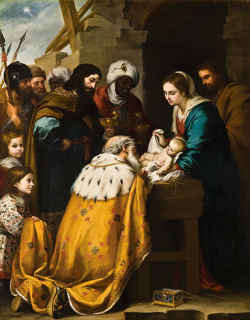 Adoración de los Reyes Magos, pędzla Bartoloméa Murillo